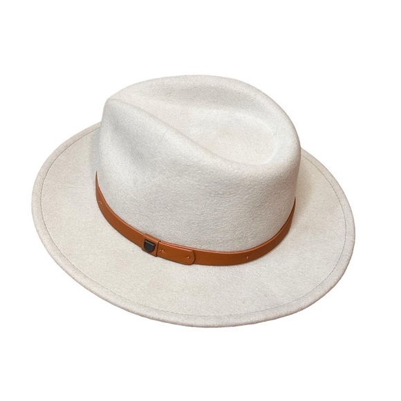 Brixton Messer Fedora Wool Hat- Gravel - Picture 1 of 11
